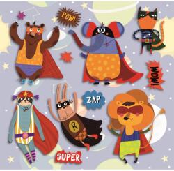  Öntapadós 3D falidekoráció szuperhősök 30 cm x 30 cm