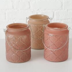  Boltze Tunis mécsestartó 14 cm x 10 cm három kivitelben (2011848)