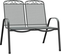 VLC Kétszemélyes kerti pad, 98 cm x 101 cm x 70 cm, acél