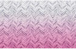 Komar vlies fotótapéta Herringbone Pink 400 cm x 250 cm