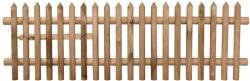  Függőleges impregnált kerítés 250 cm x 80 cm barna (140107A006OPBB28A1)