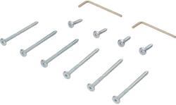  Szerelőkészlet a Glendale kétszemélyes kerti padhoz 12 részes