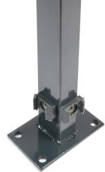 Floraworld sarokoszlop ráhegesztett talplemezzel 149 cm antracit