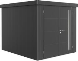 Biohort Neo szerszámos ház kétszárnyú ajtó 3B sötétszürke-metál