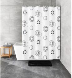 Kleine Wolke Luna zuhanyfüggöny 180 cm x 200 cm fekete-fehér