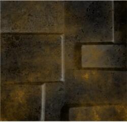 Saarpor Betonhatású 3D burkolólap Crafter szürke 50 cm x 50 cm