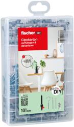 Fischer mesterdoboz GK gipszkartondübellel + csavarokkal + kampókkal (1 db) (513892)