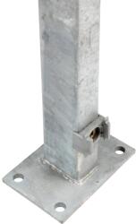  Kerítésoszlop hegesztett oszloptalppal 89 cm horganyzott (042400)