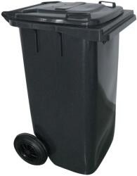  Hulladékgyűjtő műanyag szögletes szürke 80 l (731714)