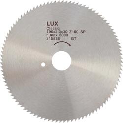 LUX-TOOLS körfűrészlap fához átmérő: 190 mm 100 fog (315836)