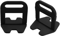 Master Green ékes szintező talp 2 mm 200 db-os fekete 3-12 mm-es lapokhoz