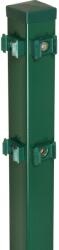 Sarokoszlop kétrudas hálós kerítéspanelhez zöld 200 cm (041705)