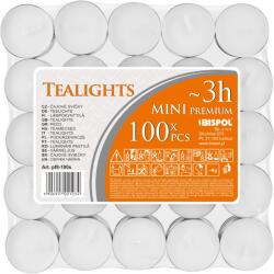  Teamécses 100 darab fehér 3 órás