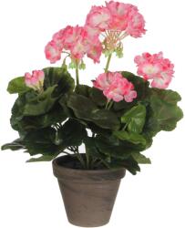 MICA Decorations rózsaszín-fehér gólyaorr magasság 34 cm átmérő 20 cm