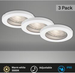 Briloner süllyesztett LED-es lámpa készlet 400 lm 3000 K fehér (7181-036)
