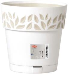  Cloe kaspó+alj 25 cm fehér (5901801100)