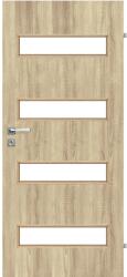 Voster Lakkozott beltéri ajtólap Dori 4 / 4 Fehér Tölgy 90 cm x 210 cm jobbos