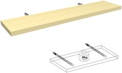  Lebegő polc juhar 80 cm x 18 cm x 2, 5 cm
