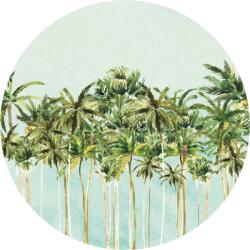 Komar nemszőtt fotótapéta Dot Coconut Trees öntapadó átmérő 125 cm