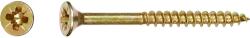 LUX-TOOLS süllyesztett fejű univerzális csavar PZ-behajtás 4 mm x 50 mm 200 db (470348)