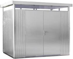 Biohort fém szer. ház HighLine kétszárnyú ajtó ezüstmetál 4, 6 nm 275x195x222 cm (83039)