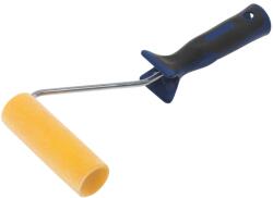 LUX-TOOLS gyapjú festőhenger nyéllel kétkomponensű nyéllel fekete-kék 11 cm (222323)