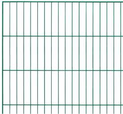 Egyrudas hálós kerítéspanel zöld 50 cm x 200 cm (043312)