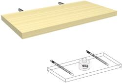  Lebegő polc juhar 50 cm x 25 cm x 2, 5 cm