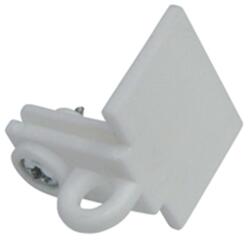 Schöner Wohnen végzáró sapka Emilia alumínium függönysínhez Fehér 2 darab