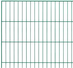  Egyrudas hálós kerítéspanel zöld 125 cm x 200 cm (043315)