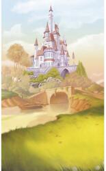 Komar nemszőtt fotótapéta Disney Princess Belle Castle River színes