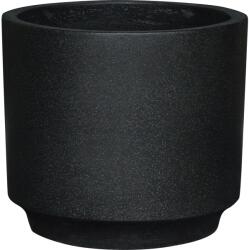  Terrazzo kaspó 39 cm x 43 cm fekete