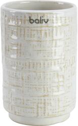 baliv Cosy Wave trend fogmosópohár kerámia bézs