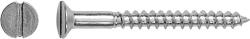  Süllyesztettfejű facsavar egyhornyú fejjel 3 mm x 40 mm 25 darab (486426)
