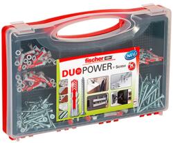Fischer Dübel doboz Redbox Duopower csavarral (536091)