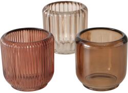 Boltze Reguna mécsestartó 3-féle változatban 8, 5 cm x 8, 5 cm többszínű