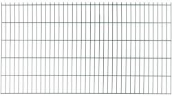  Dupla rács horganyzott matt prémium ezüst 251 cm (043414)