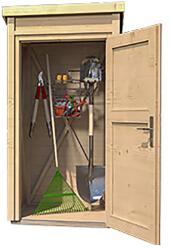 WEKA 367 kerti ház natúr 102 cm x 95 cm