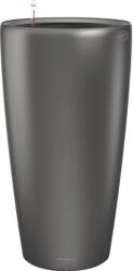 Lechuza Rondo Premium oszlopkaspó 32 cm átmérő x 56 cm antracit-metál