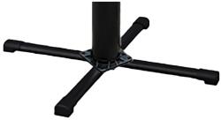 Summer Fun állítóláb állítható kerti zuhanyokhoz 10 cm x 80 cm x 80 cm fekete