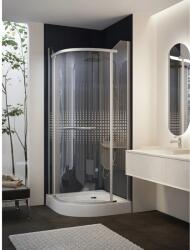 Sanimix Keret nélküli nyílóajtós zuhanykabin 80 cm x 80 cm x 195 Min