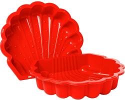 SwingKing homokozó és pancsoló kagyló piros