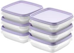 SmartStore Frost fagyasztódoboz 0, 3 l levendula színű, 6 darab