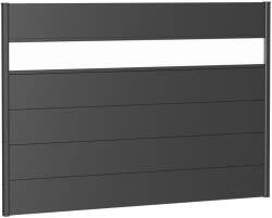 Biohort kerítés panel akrilüveggel 200 cm x 135 cm metál sötétszürke