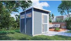 Bertilo Pentus 2 kerti ház szürke 234 cm x 226 cm FSC