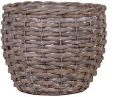  Fűzfa kaspó 19 cm x 16 cm szürke (59-15680-C-GR)