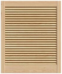  Nyitott lamellás fenyőajtó 720 mm x 594 mm (02221)