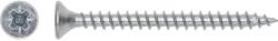  Süllyesztett fejű univerzális csavar PZ-behajtás 3 mm x 25 mm 50 darab (485869)