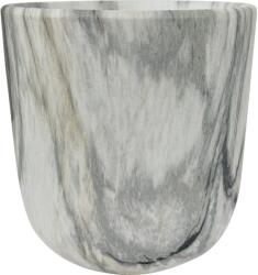  Kaspó 14 cm átmérő márvány megjelenés szürke
