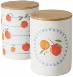 Boltze tárolódoboz Fruits 2-féle változatban 16 cm x 12 cm x 16 cm Orange